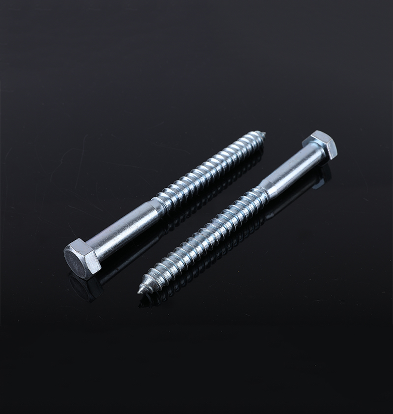 Hexagonal wood screw