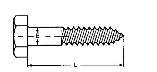 Wholesale DIN571 HEXAGONAL WOOD SCREW CARBON STEEL M5-M20 Suppliers ...