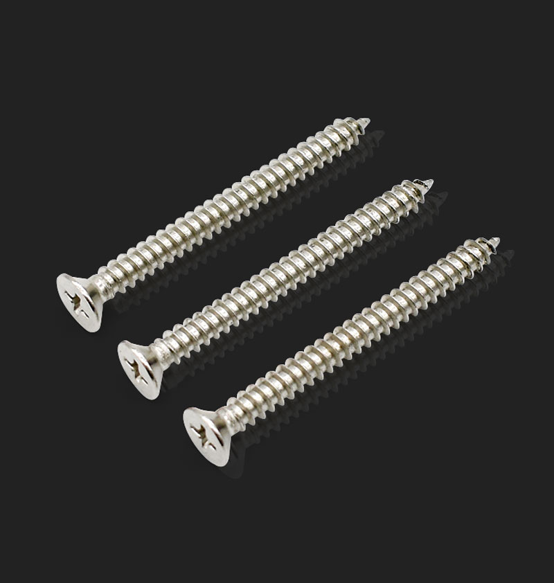 Stainless steel countersunk head self-tapping nails