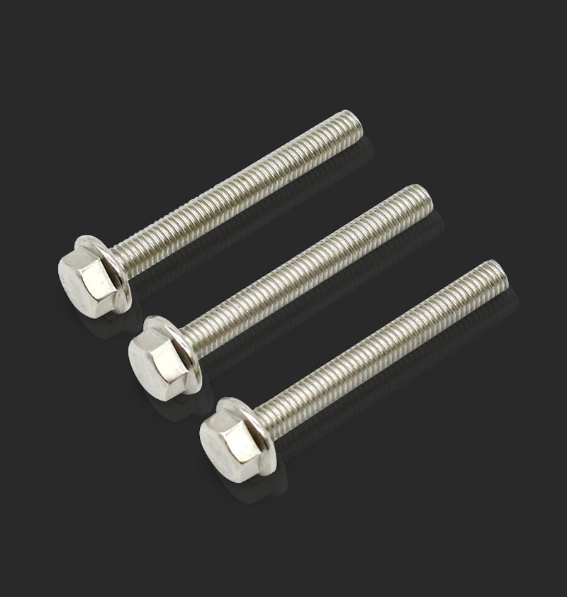 Stainless steel hexagonal flange bolts