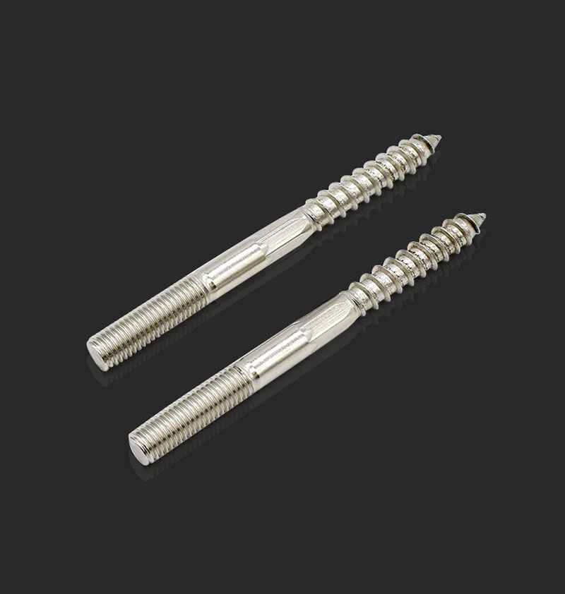 Stainless steel double head screws